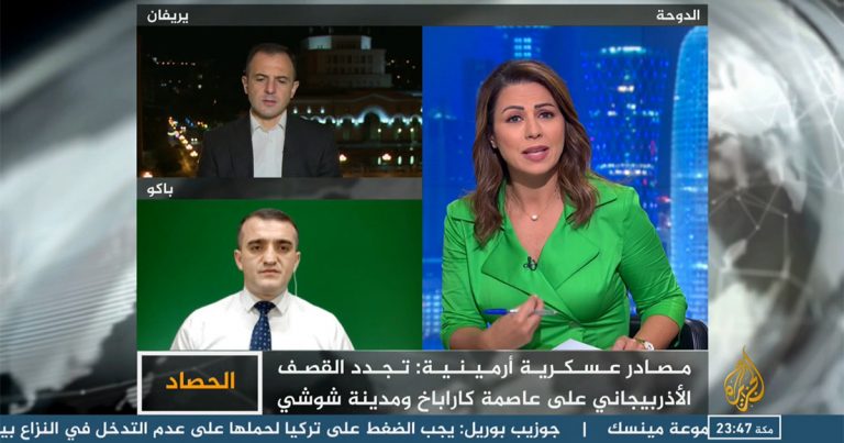 Nüfuzlu Əl-Cəzirə kanalında Dağlıq Qarabağ münaqişəsi ilə bağlı debat – Azərbaycan və Ermənistan nümayəndələri qarşı-qarşıya