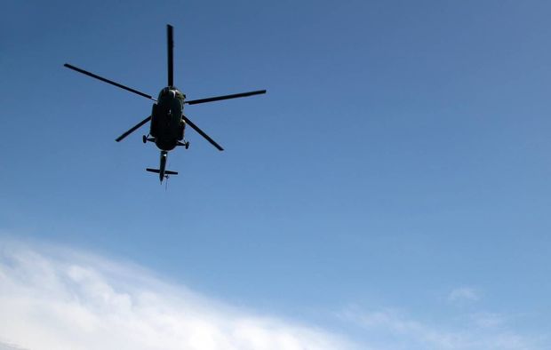 Polis helikopteri qəzaya uğradı: Yaralılar var