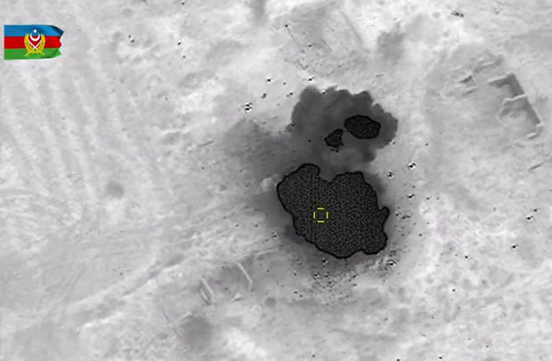 Azərbaycan ordusu düşmənin “Qrad” sistemini məhv etdi - VİDEO