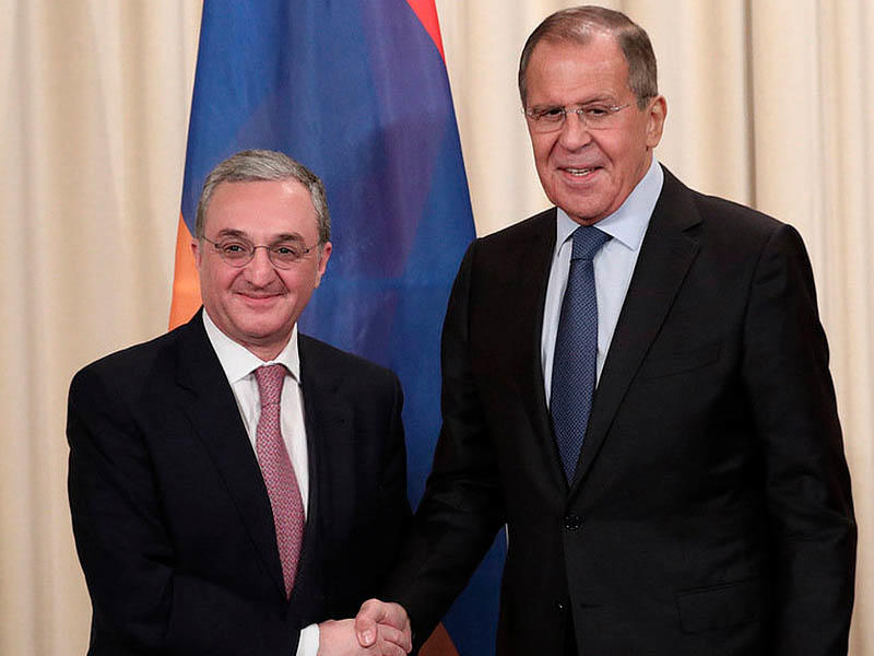 Ermənistan xarici işlər naziri Lavrova 