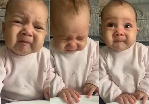 İlk dəfə tərəvəzin dadına baxan Leylanın mimikası onu sosial şəbəkənin fenomeninə çevirdi - VİDEO