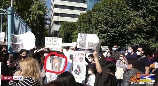 Erməni həyasızlığının növbəti sübutu: Öldürülmüş azərbaycanlı körpəni özlərininki kimi təqdim etdilər - FOTO