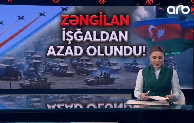 Azərbaycanlı teleaparıcı Zəngilanın işğaldan azad olunması xəbərini sevinc göz yaşları ilə təqdim etdi - VİDEO