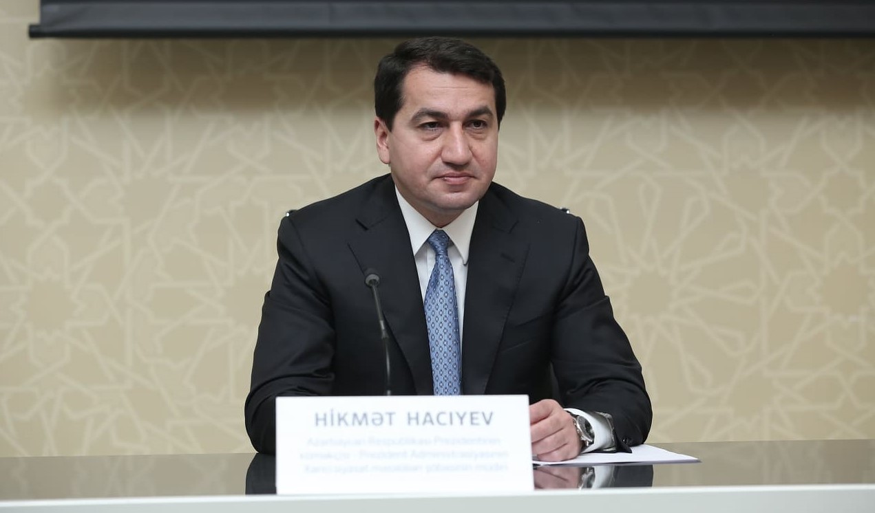 Hikmət Hacıyev Paşinyanın açıqlamasını şərh etdi: Onun riyakarlığı təsdiqləndi