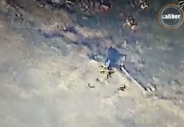 Кадры нанесения удара по армянскому ЗРК - ВИДЕО