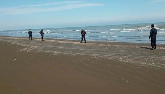 Düşmənin Siyəzənə atdığı raketlərin qalıqları dənizə düşdü