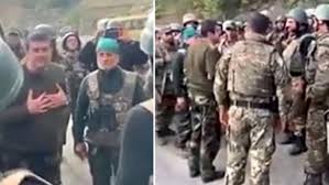 Erməni komandirlər döyüşmək üçün əsgərlərə yalvarır - VİDEO