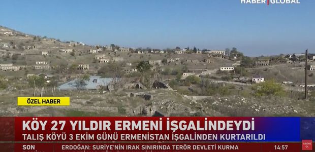 “Haber Global”-ın Azərbaycanın işğal altından azad etdiyi Talış kəndindən REPORTAJI - VİDEO