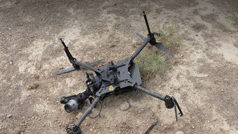 Düşmən kvadrokopteri məhv edildi