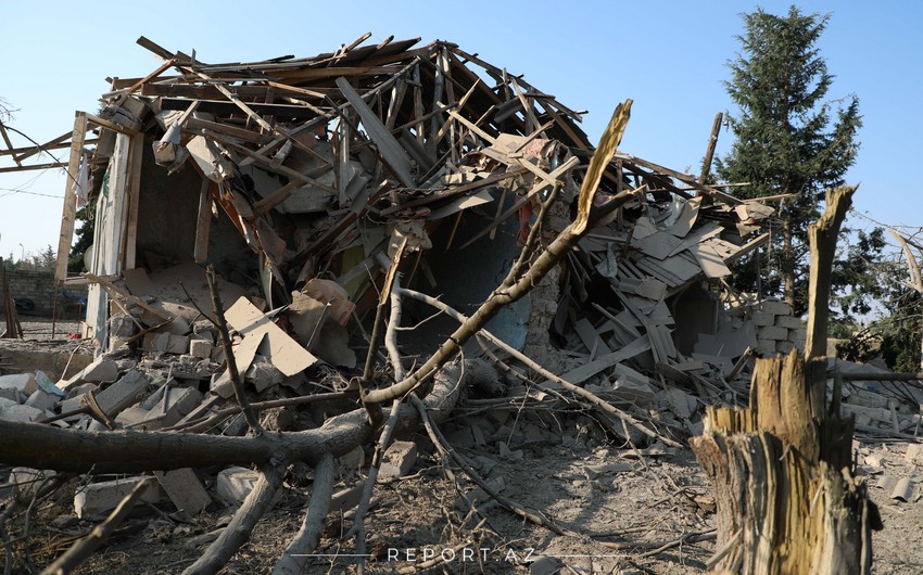 Ermənilər Tərtərə qadağan olunmuş raket atıb
