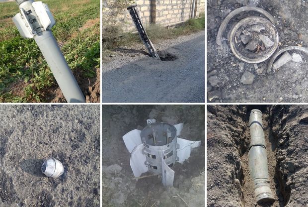 Düşmənin yaşayış məntəqələrimizə atdığı raketlər zərərsizləşdirildi - FOTO