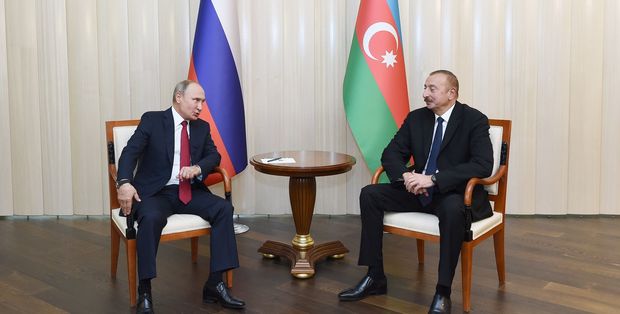 Putinlə İlham Əliyev Qarabağ məsələsini müzakirə etdi