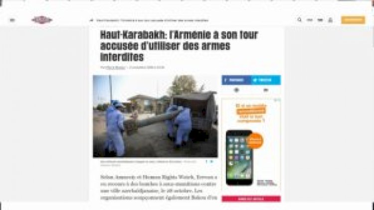 Fransa mediası Ermənistanı ittiham edir