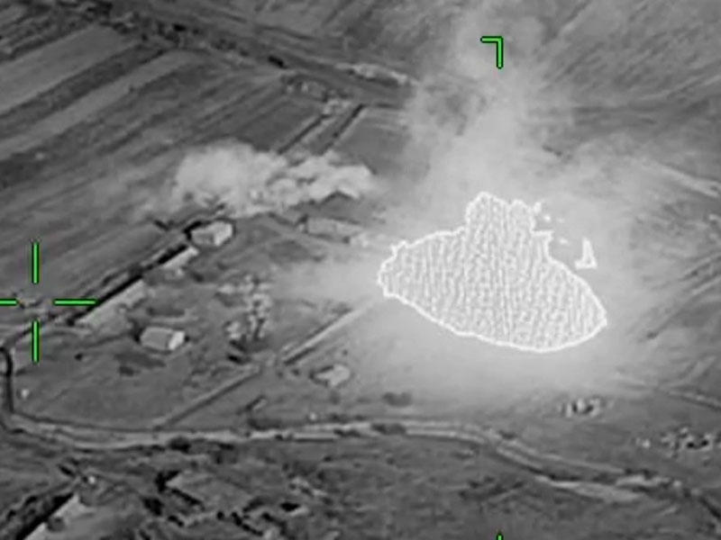 Xankəndi yaxınlığında düşmənin daha 2 sursat anbarı məhv edildi - VİDEO