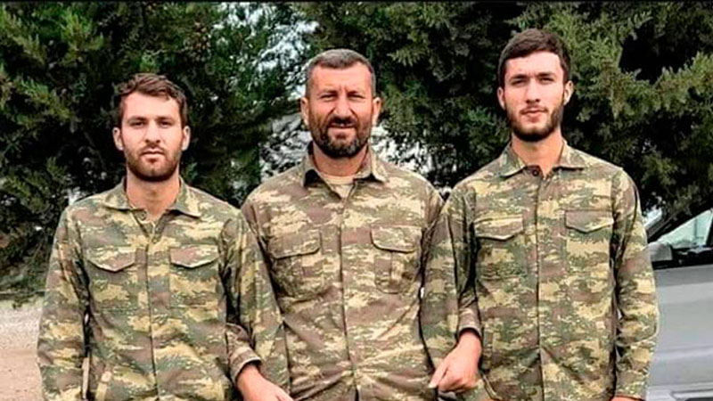 Oğlanları ilə birgə döyüşüb şəhid olan ata... (VİDEO)