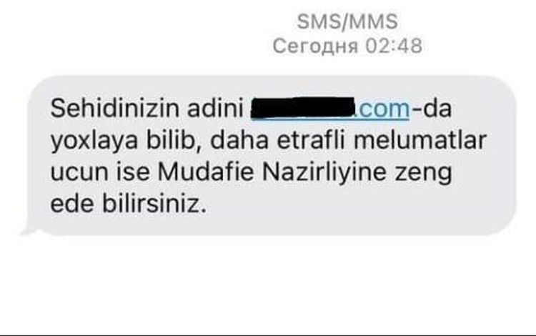 DİQQƏT: Düşmən saxta şəhid siyahıları hazırlayır - XƏBƏRDARLIQ
