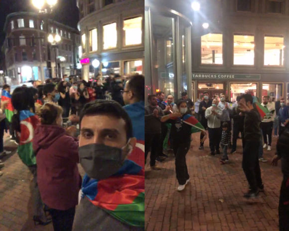 ABŞ-da Şuşa zəfəri sevinci - VİDEO