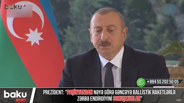 Prezident: “Paşinyandan nəyə görə Gəncəyə ballistik raketlərlə zərbə endirdiyini soruşmurlar?” - VİDEO