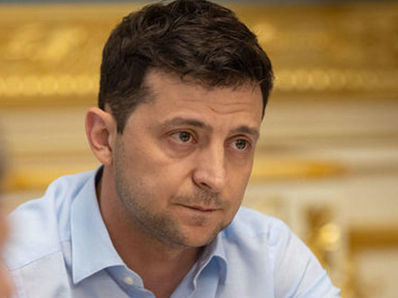 Zelenski koronavirusa yoluxub