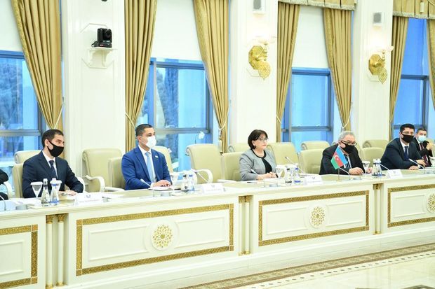 Sahibə Qafarova Fransa Parlamentinin nümayəndə heyəti ilə görüşdü — FOTOLAR