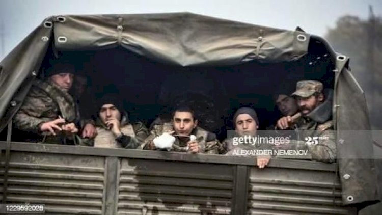 Erməni qoşunları Dağlıq Qarabağdan çıxarılır - Fotolar