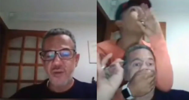 Onlayn dərs keçən müəllim canlı yayımda qarət edildi - VİDEO