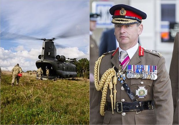 Britaniya ordusunun baş qərargah rəisi hərbi təlim zamanı itkin düşüb - FOTO