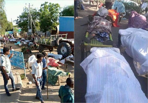 Afrika ölkəsində kütləvi qətliam: 500-ə yaxın dinc sakin doğranıb - FOTO/VİDEO