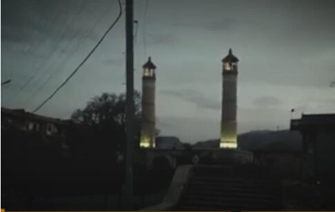 Azərbaycan işığı Şuşada yandı - VİDEO