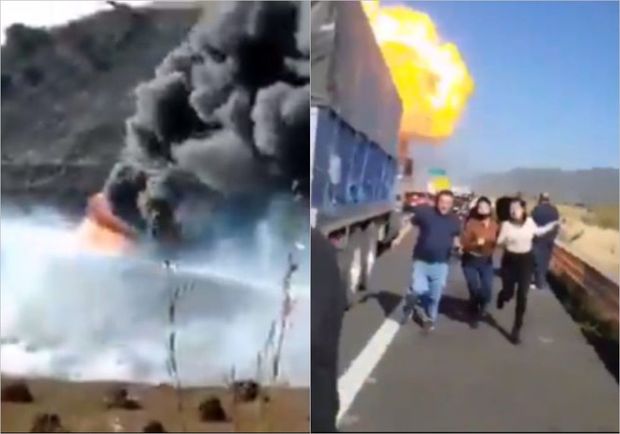 Avtosistern qəzaya düşdü: Ondan artıq insan yanaraq həyatını itirdi - VİDEO