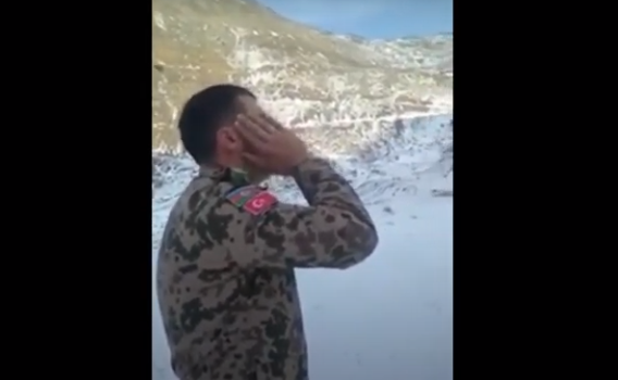 Kəlbəcərin əlçatmaz yüksəkliyində İLK AZAN səsləndi-VİDEO