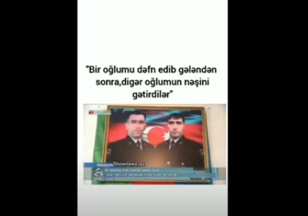 Eyni gündə şəhid olan biri nişanlı, İKİ QARDAŞ - VİDEO