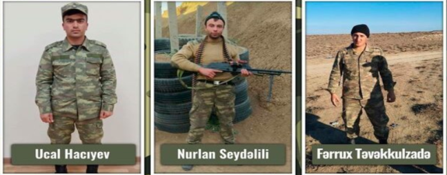 Vətən Müharibəsində əməyi olan igidlərimiz - SİYAHI