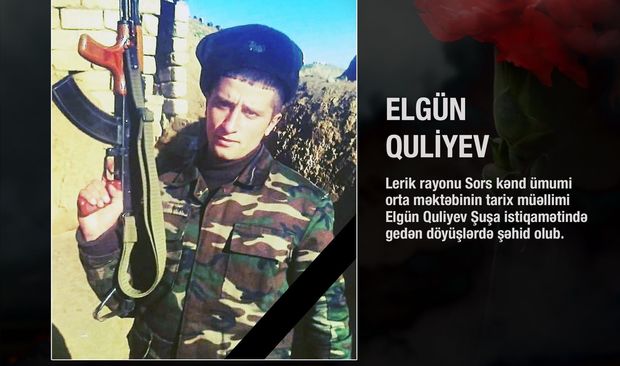 Vətən müharibəsində şəhid olan müəlimimiz