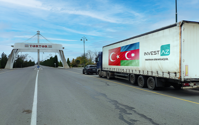 InvestAZ şirkəti cəbhəyanı bölgələrə yardım göndərdi - Fotolar