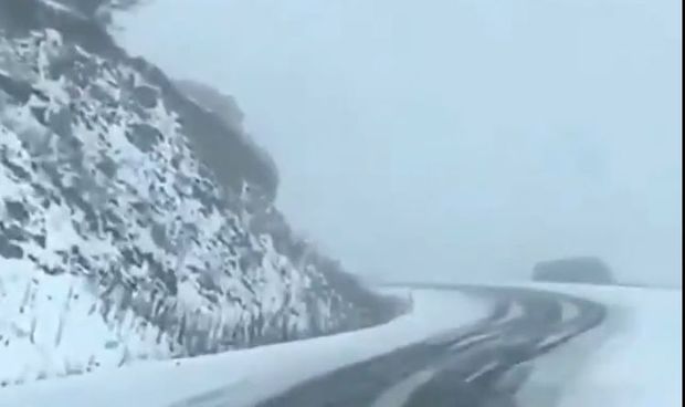 Kəlbəcərin qarlı yollarını bir də belə görün - VİDEO