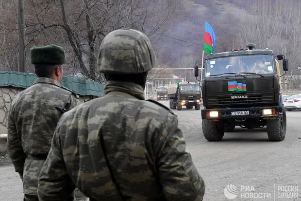 Azərbaycanlı hərbçilər Kəlbəcərdə - FOTO