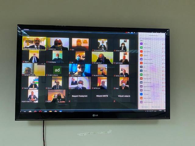 Nəsimi rayon İcra Hakimiyyətində video-müşavirə keçirilib