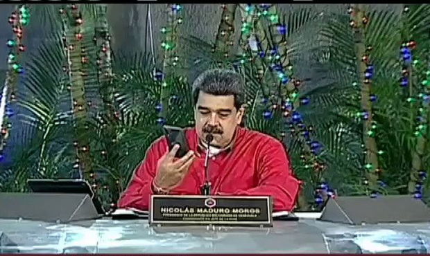 Maduro telefon nömrəsini paylaşdı: “Məni qruplarınıza əlavə edin” - VİDEO