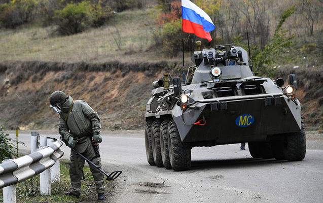 Rusiya Müdafiə Nazirliyindən mina əməliyyatı ilə bağlı açıqlama