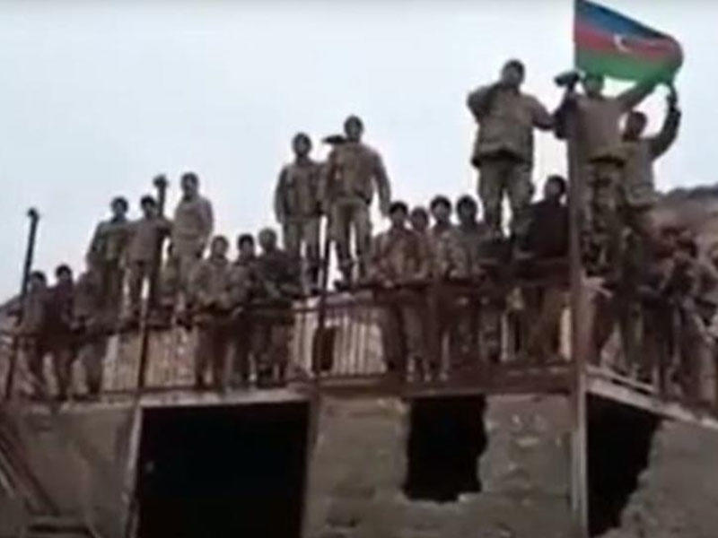 Laçında Azərbaycanın Dövlət Himni səsləndirildi - VİDEO