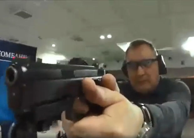 Roqozin tapança atəşi ilə bağlı məşqlərinin görüntülərini yayımladı - FOTO