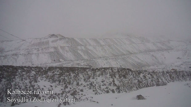 Kəlbəcərin Zod qızıl yatağının görüntüləri - VİDEO