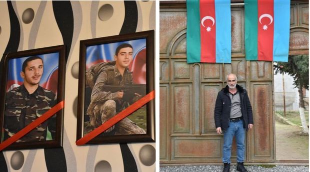 FHN-in İdman-Sağlamlıq Mərkəzinin əməkdaşları şəhid ailəsini ziyarət ediblər - FOTO