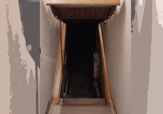 Pilləkənin altından aşkarladığı gizli otaq dəhşətə gətirdi - FOTO