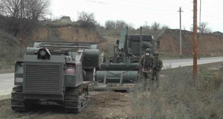 Российские саперы провели работы по разминированию в Ходжалы - ФОТО