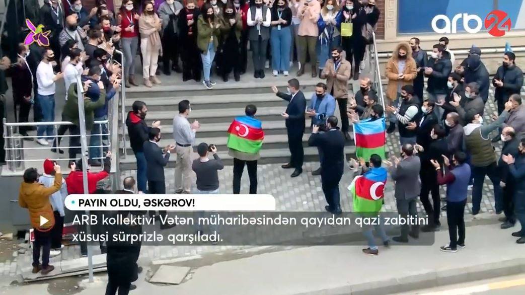Telekanal Qazisini böyük coşqu ilə qarşıladı – VİDEO 