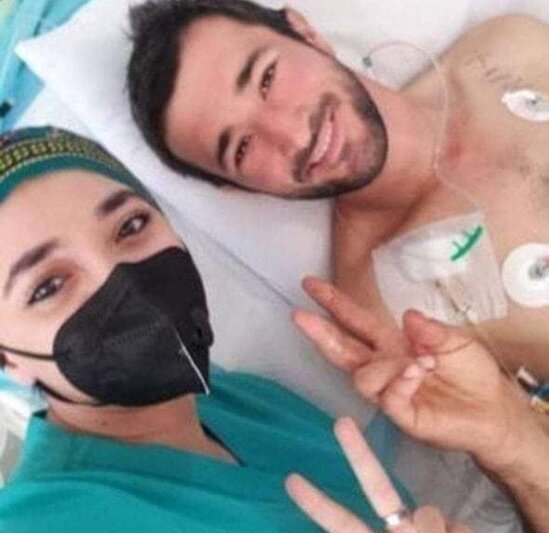 KOMADA olan ƏSGƏRİMİZ AYILDI- FOTO