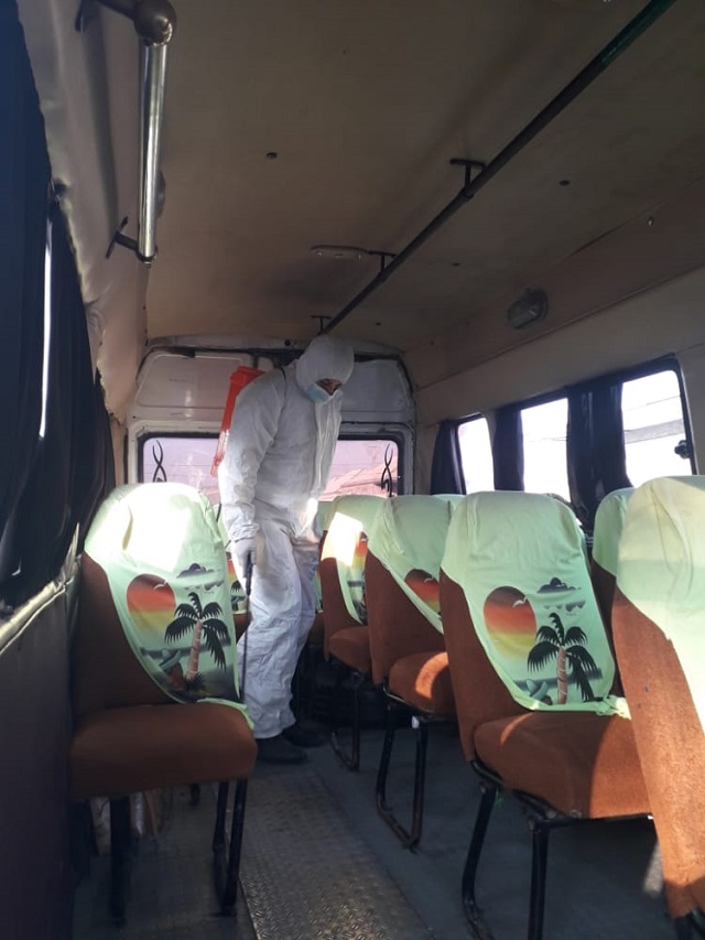 Mingəçevir şəhərində tibbi-profilaktik və dezinfeksiya işləri gündəlik olaraq gücləndirilmiş qaydada davam etdirilir