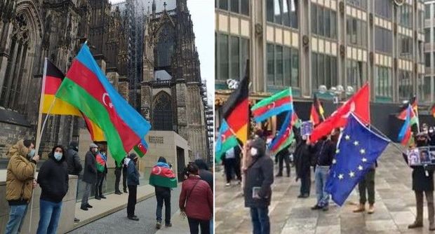 Köln şəhərində şəhidlərimiz anılıb və Ermənistanın hərbi cinayətlərinə etiraz edilib
